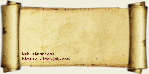 Jelisavka Stokić vizit kartica